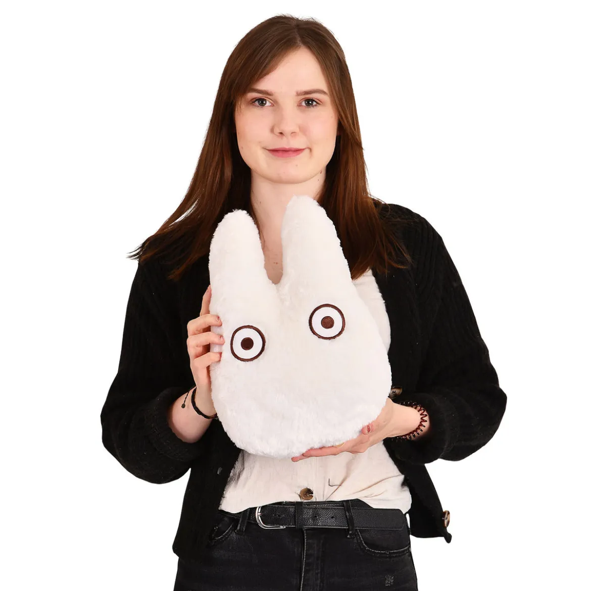 Totoro - Chibi-Totoro Plüsch Figur weiß 34 cm