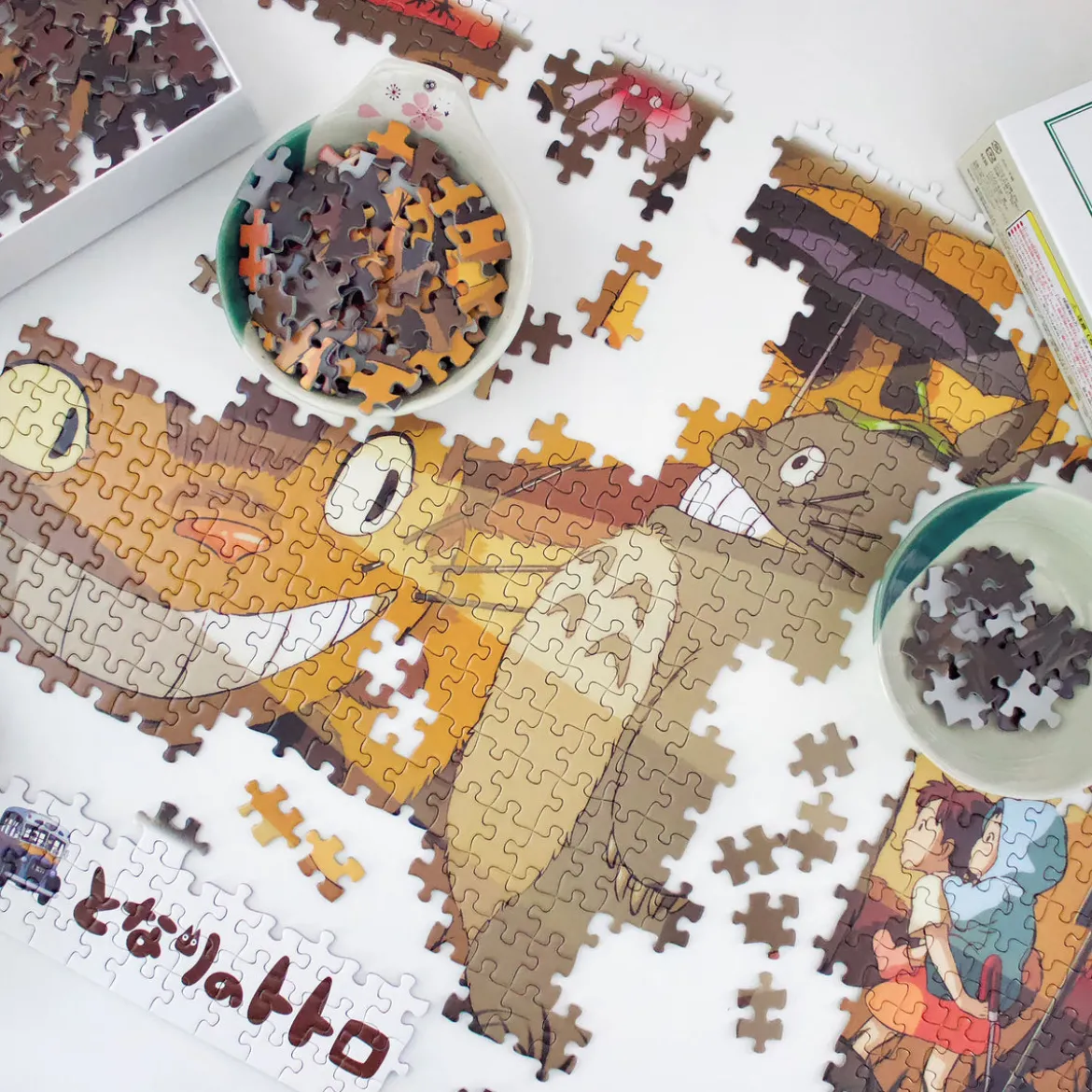Totoro - Katzenbus Puzzle