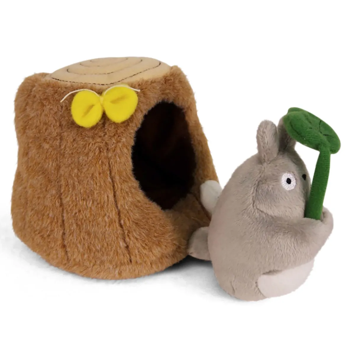 Totoro - Plüsch Figur mit Baumstamm