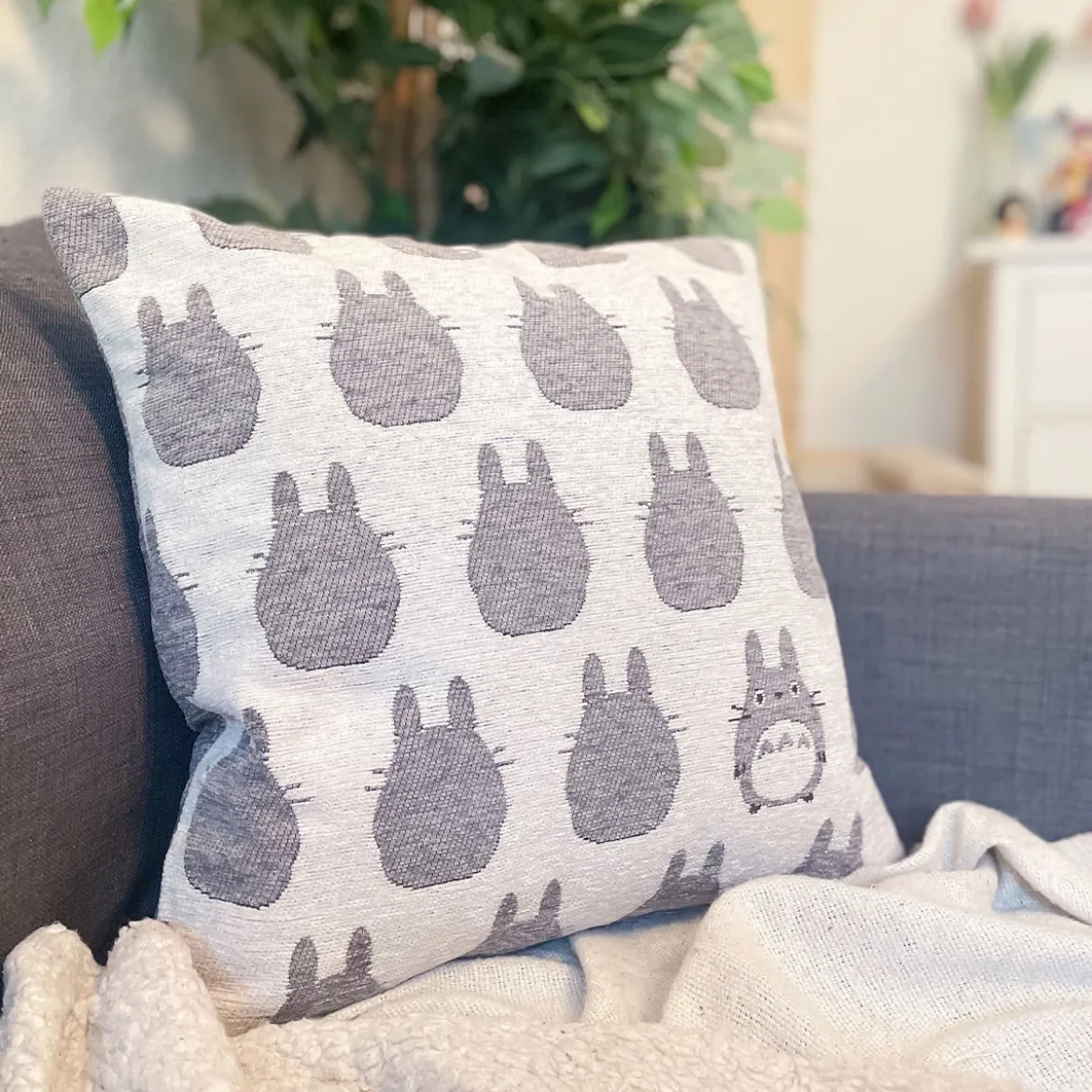 Totoro - Silhouette Totoro Kissen
