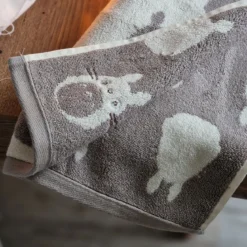 Totoro - Silhouette Totoro Mini Handtuch