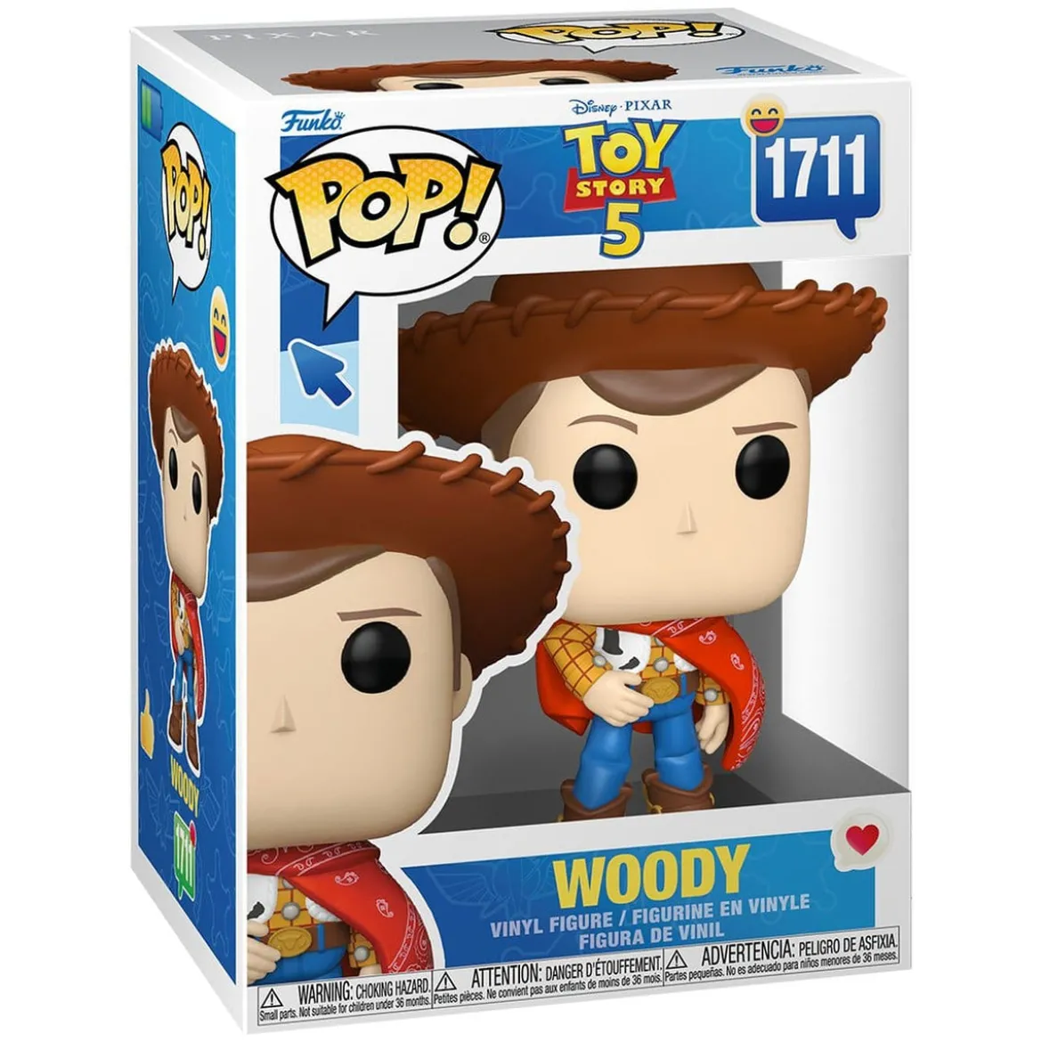 Toy Story 5 POP! Disney Vinyl Figuren Woody 9 cm