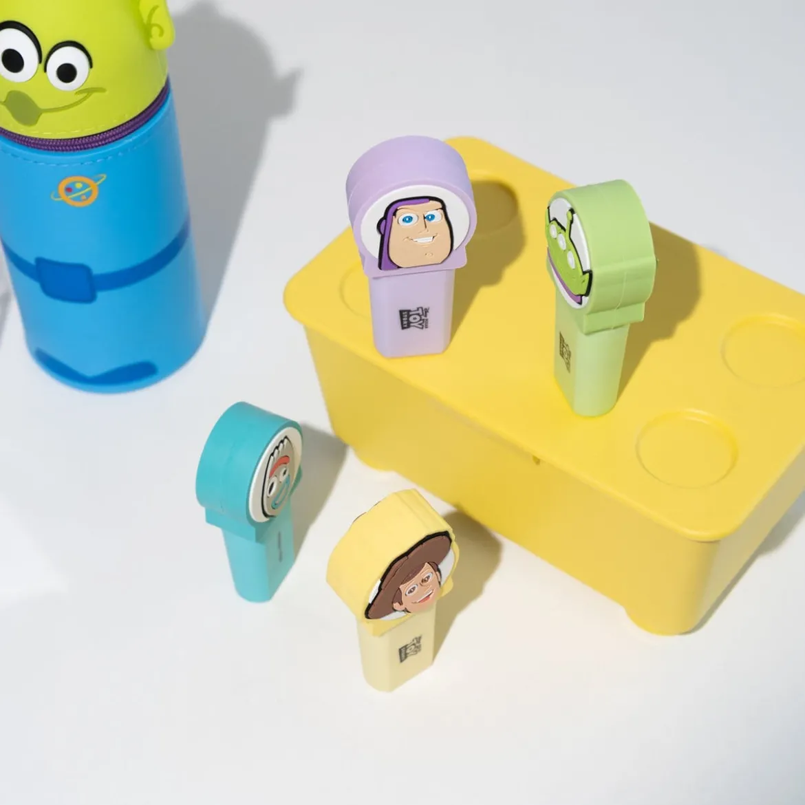 Toy Story Textmarker mit Toppern 4er Set