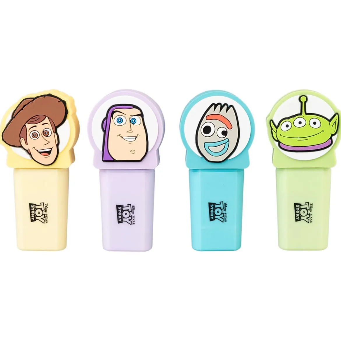 Toy Story Textmarker mit Toppern 4er Set