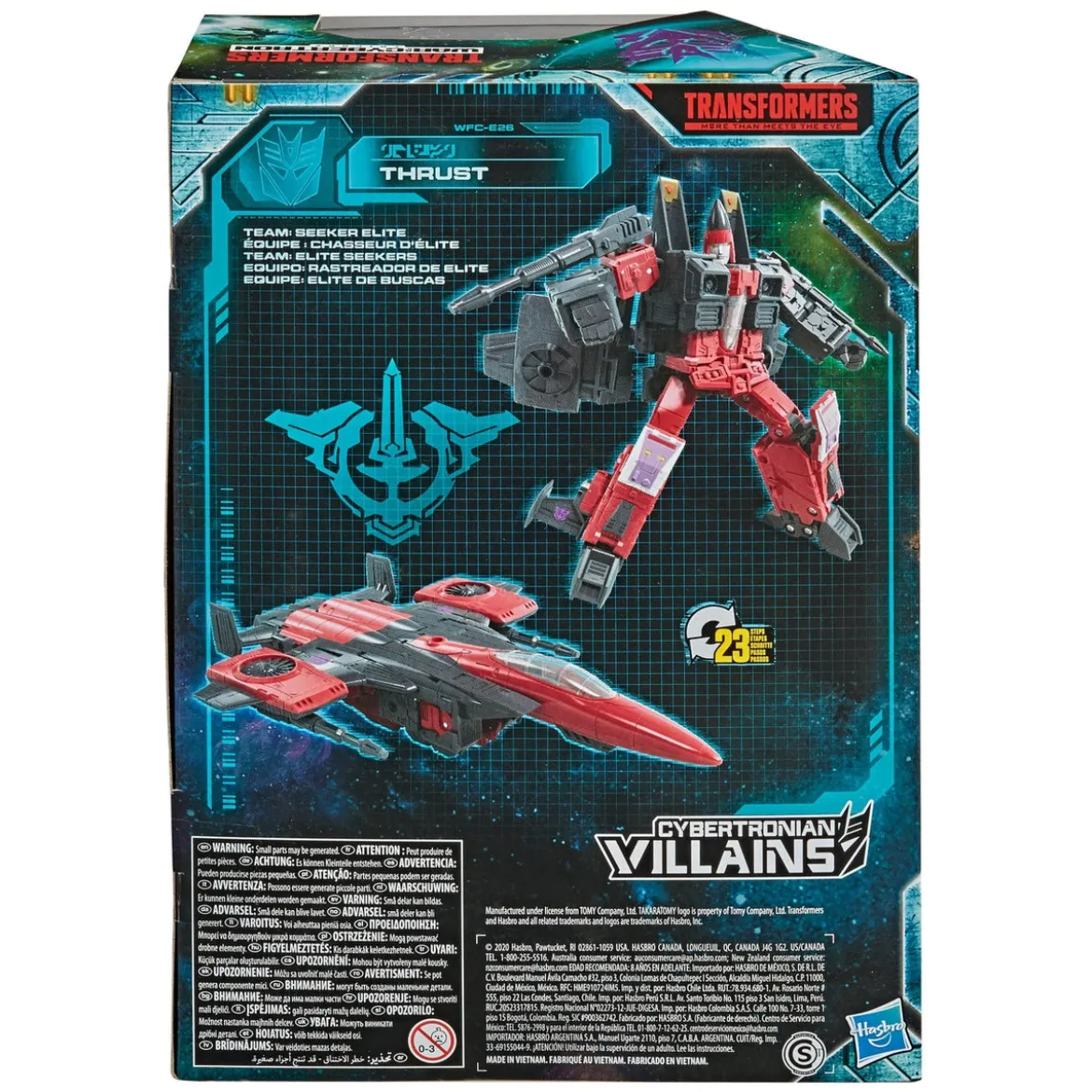 Transformers Generations War for Cybertron: Earthrise Voyager Class Actionfigur Thrust 18 cm