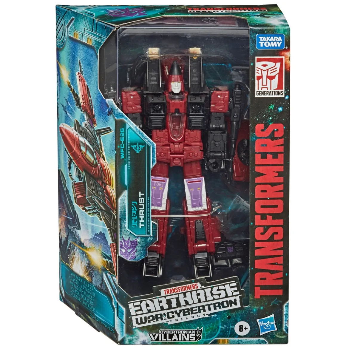 Transformers Generations War for Cybertron: Earthrise Voyager Class Actionfigur Thrust 18 cm