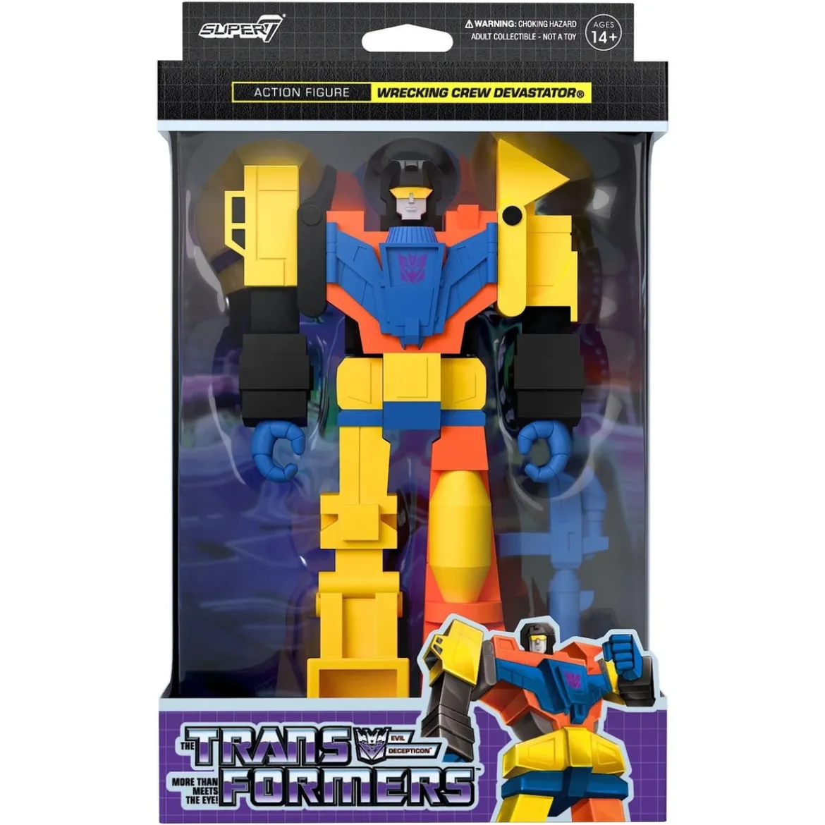 Transformers ReAction Actionfigur Devastator 10 cm