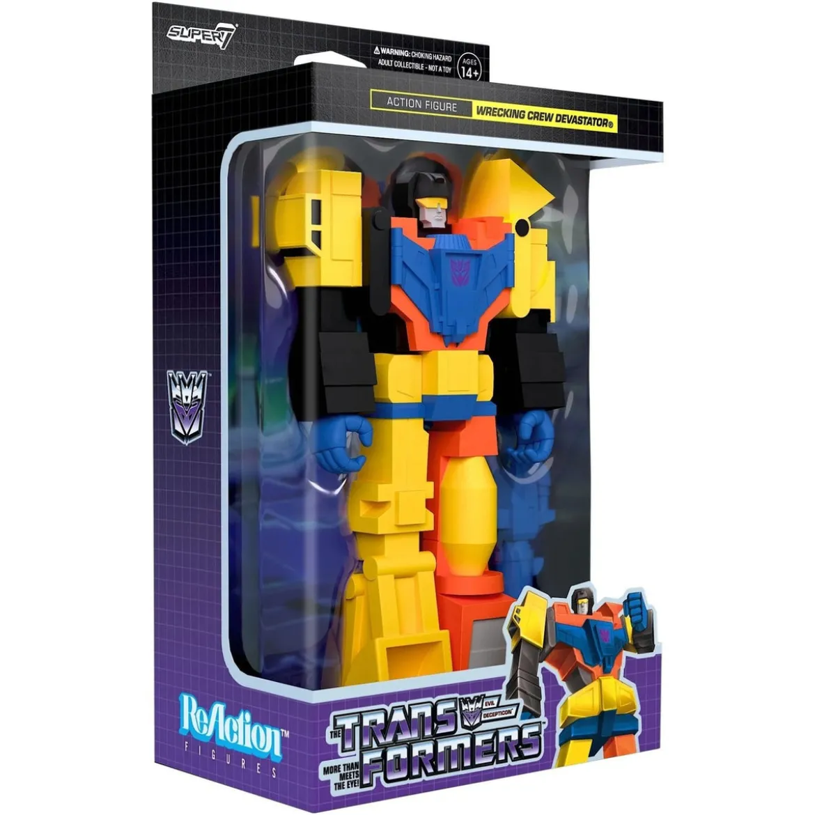 Transformers ReAction Actionfigur Devastator 10 cm