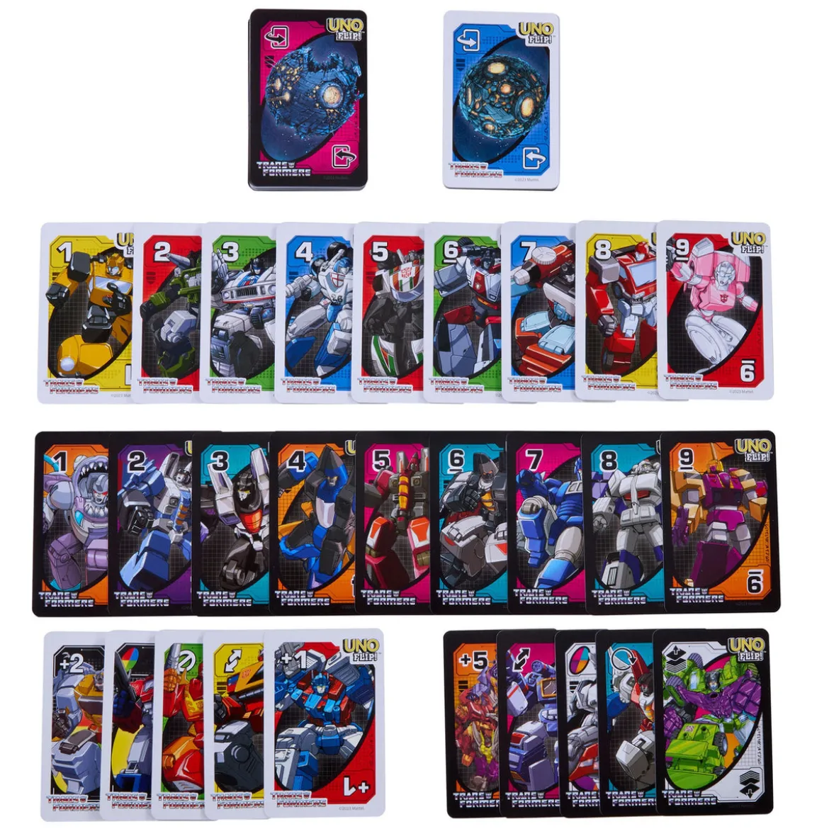 Transformers UNO Flip! Kartenspiel