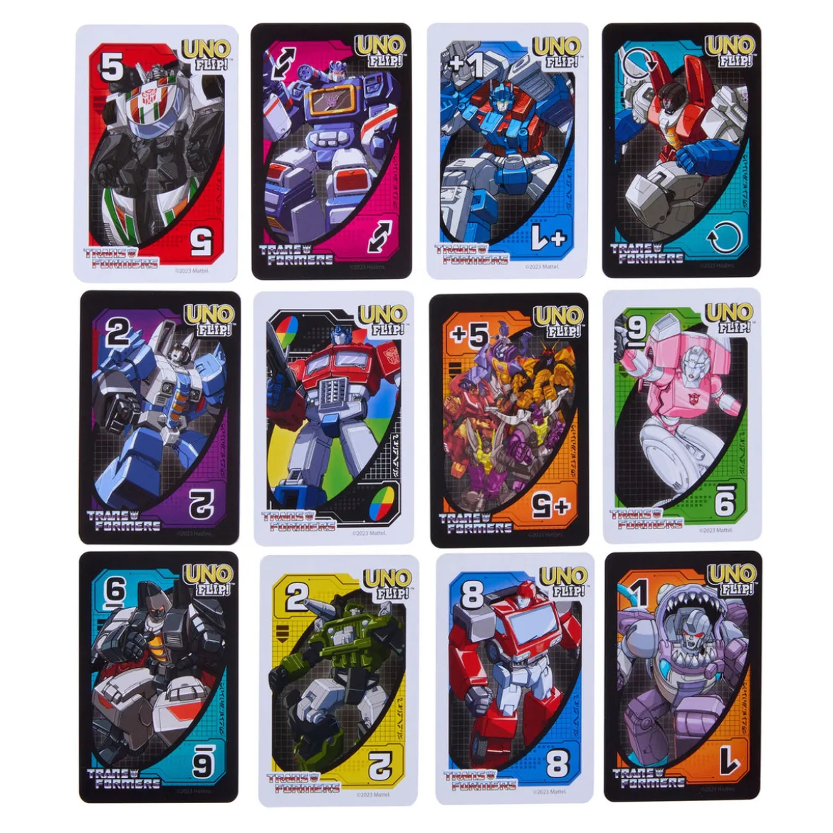Transformers UNO Flip! Kartenspiel