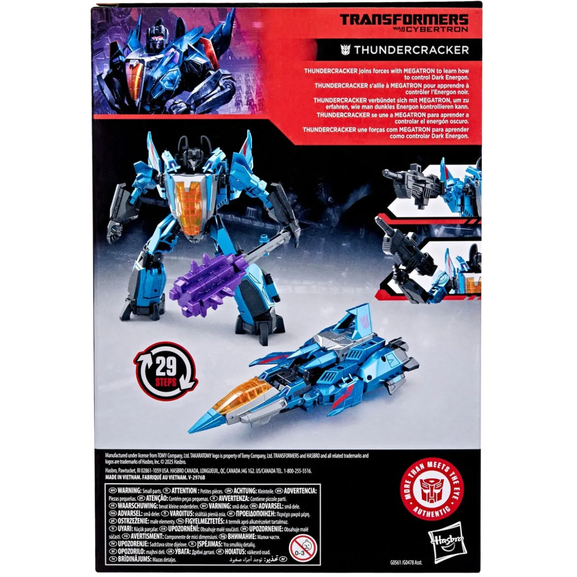 Transformers: War for Cybertron Studio Series Voyager Class Actionfigur Thundercracker 16 cm