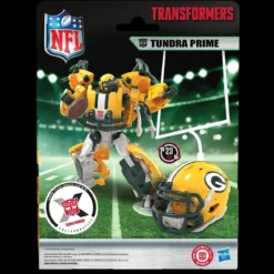 Transformers x NFL Actionfigur Green Bay Packers: Tundra