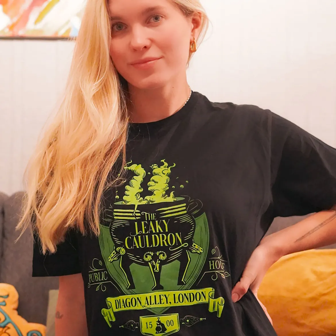 Tropfender Kessel T-Shirt schwarz - Harry Potter