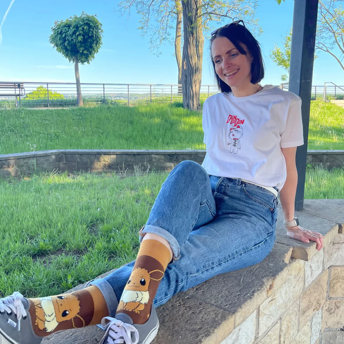 Turbo Granny T-Shirt für Dandadan Fans weiß
