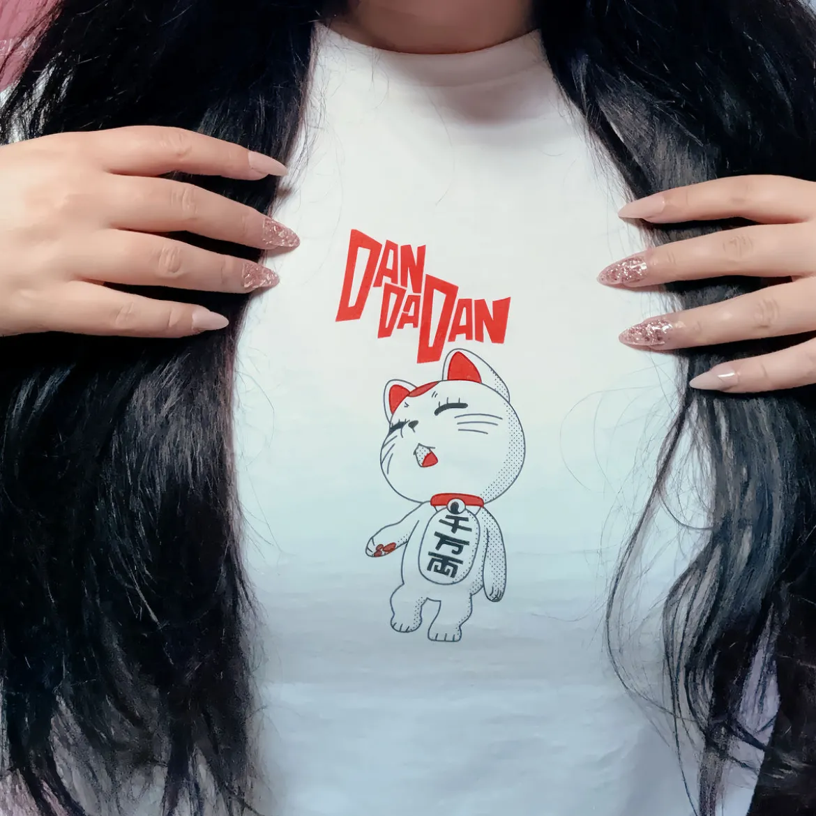 Turbo Granny T-Shirt für Dandadan Fans weiß