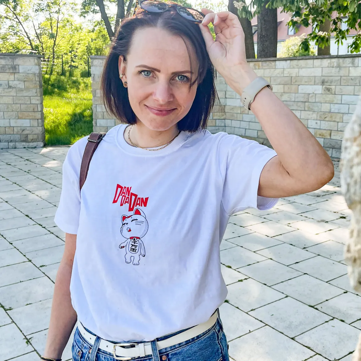 Turbo Granny T-Shirt für Dandadan Fans weiß