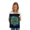 Turn Time Twist Space Metall Poster für Doctor Who Fans