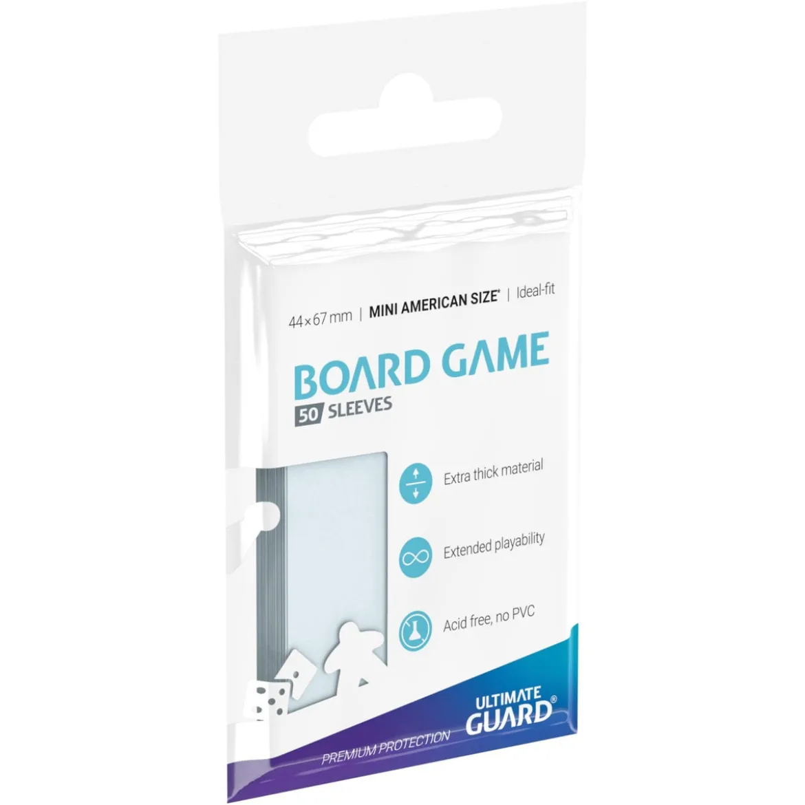 Ultimate Guard Board Game Sleeves (50) - Mini American