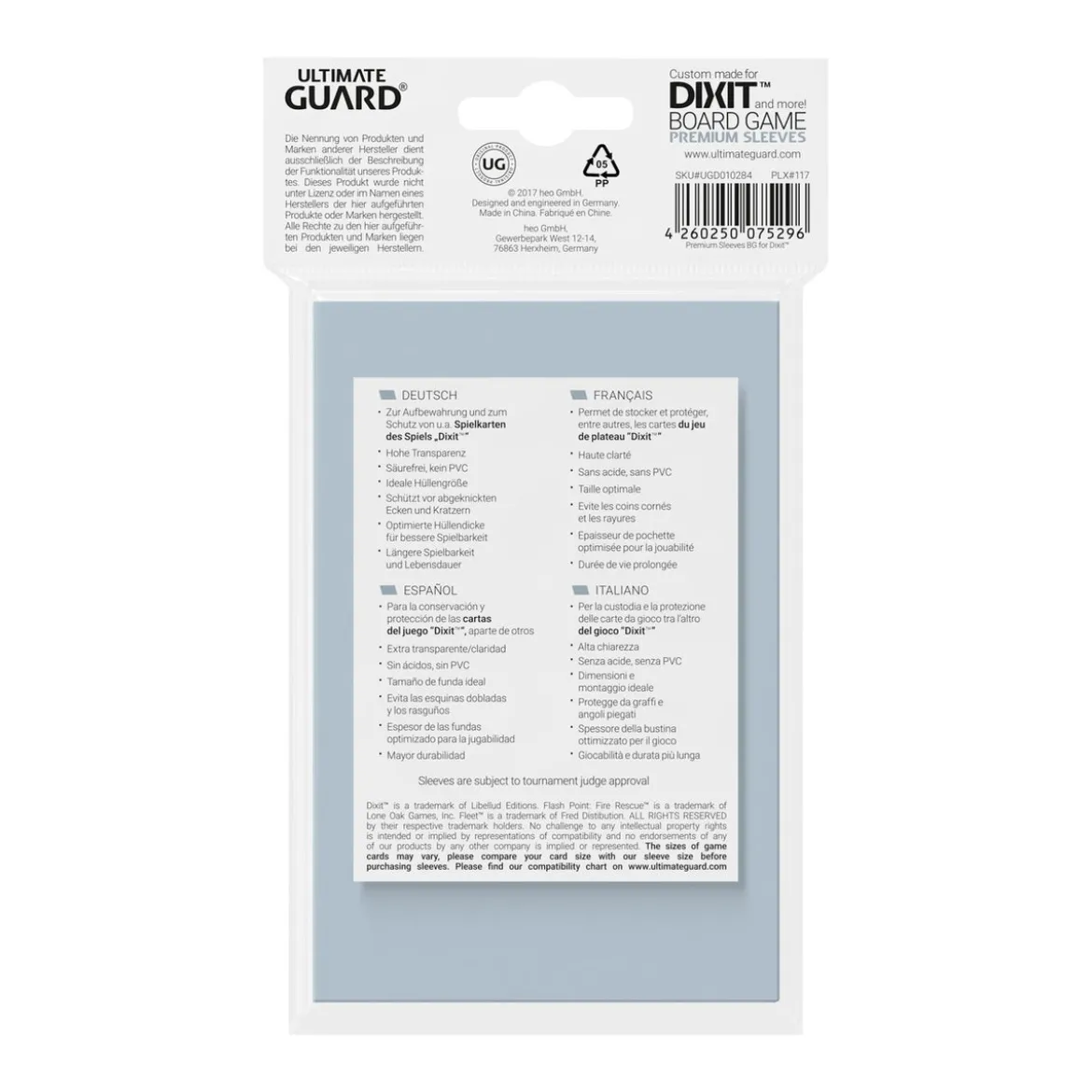 Ultimate Guard Board Game Sleeves (90) - Dixit™ and more