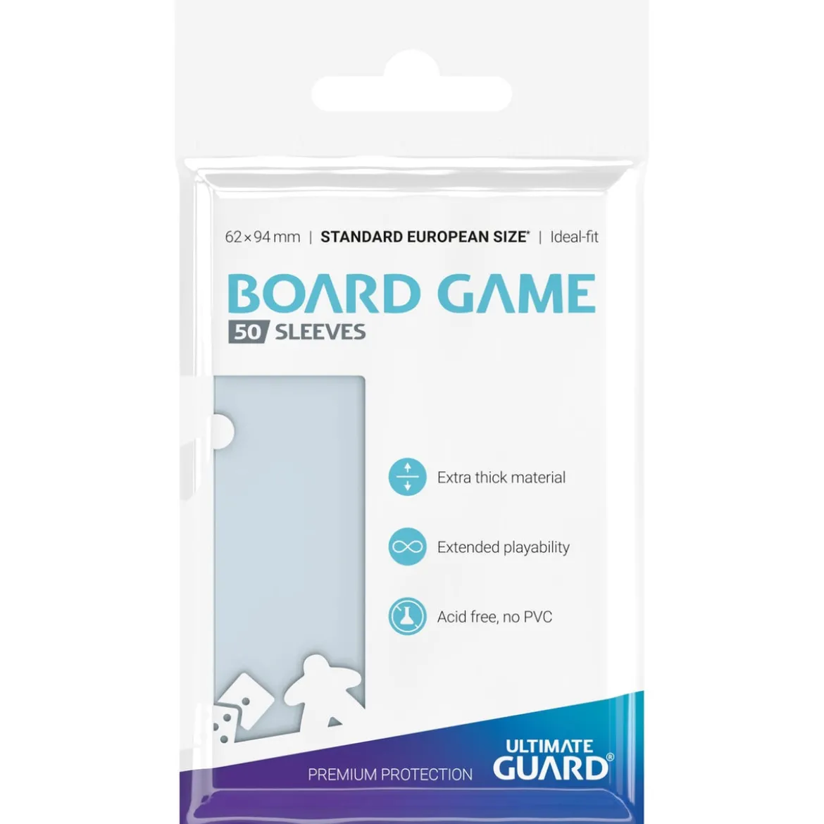 Ultimate Guard Board Game Sleeves (50) - Standard European