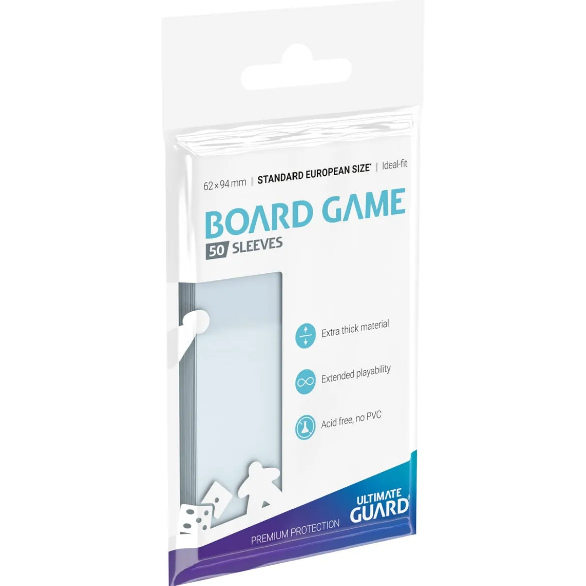 Ultimate Guard Board Game Sleeves (50) - Standard European