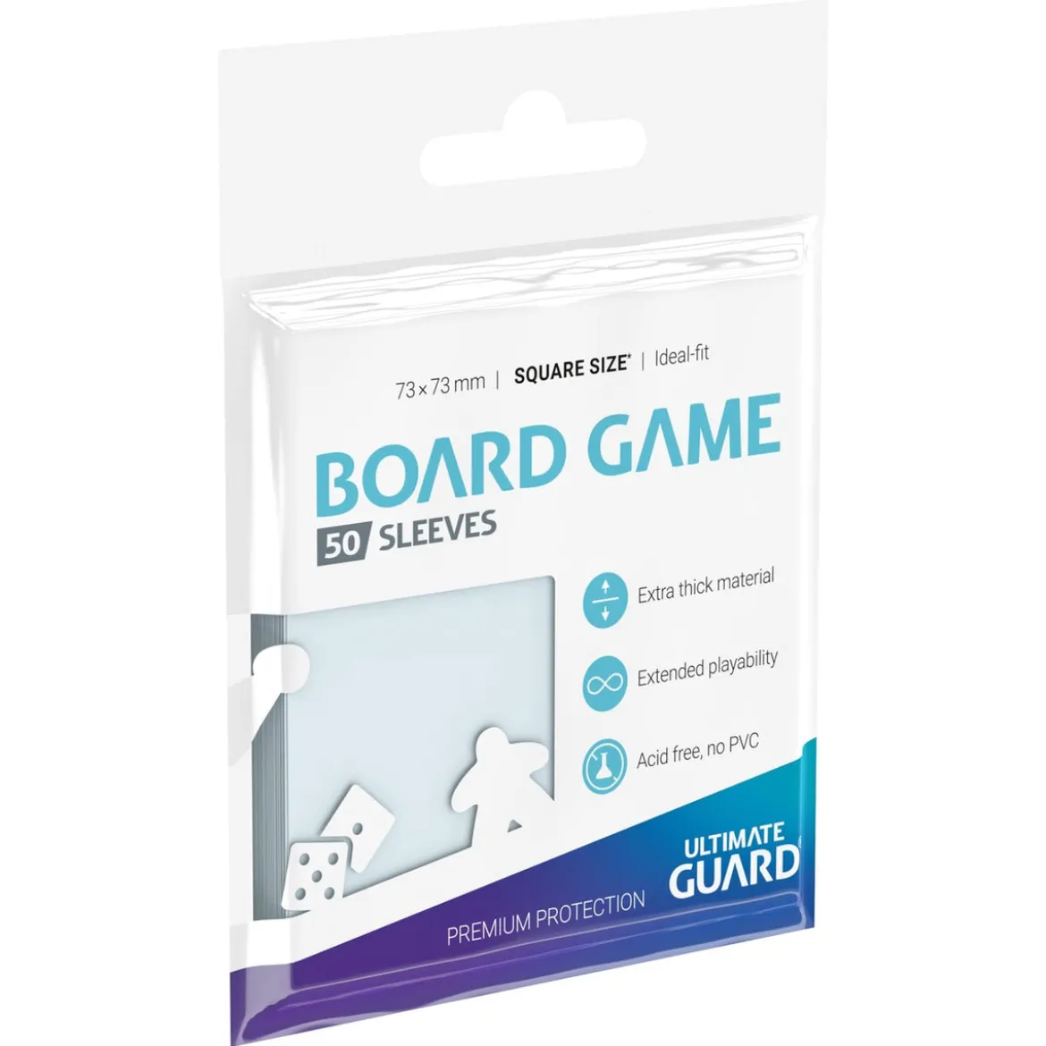 Ultimate Guard Board Game Sleeves (50) - Square