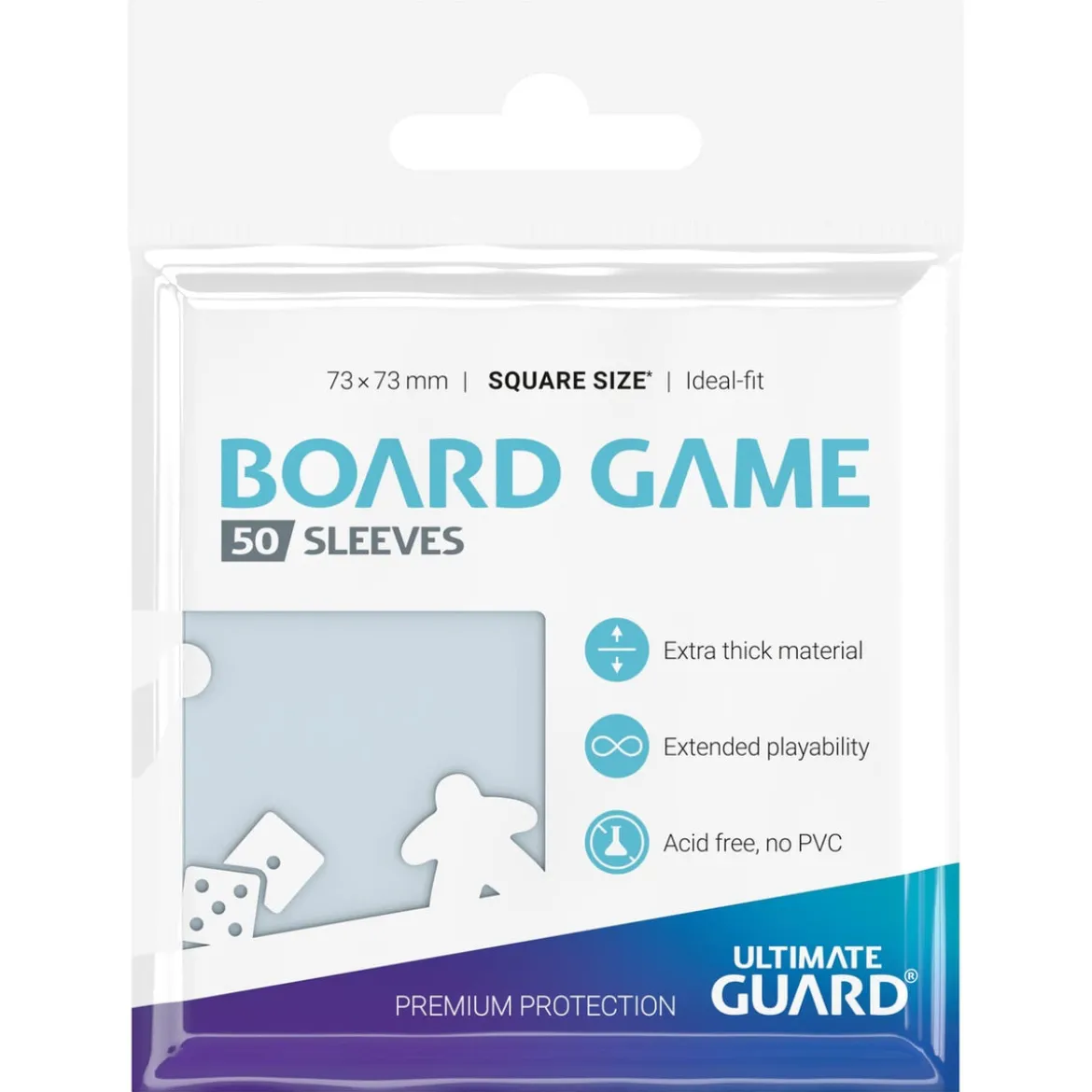 Ultimate Guard Board Game Sleeves (50) - Square