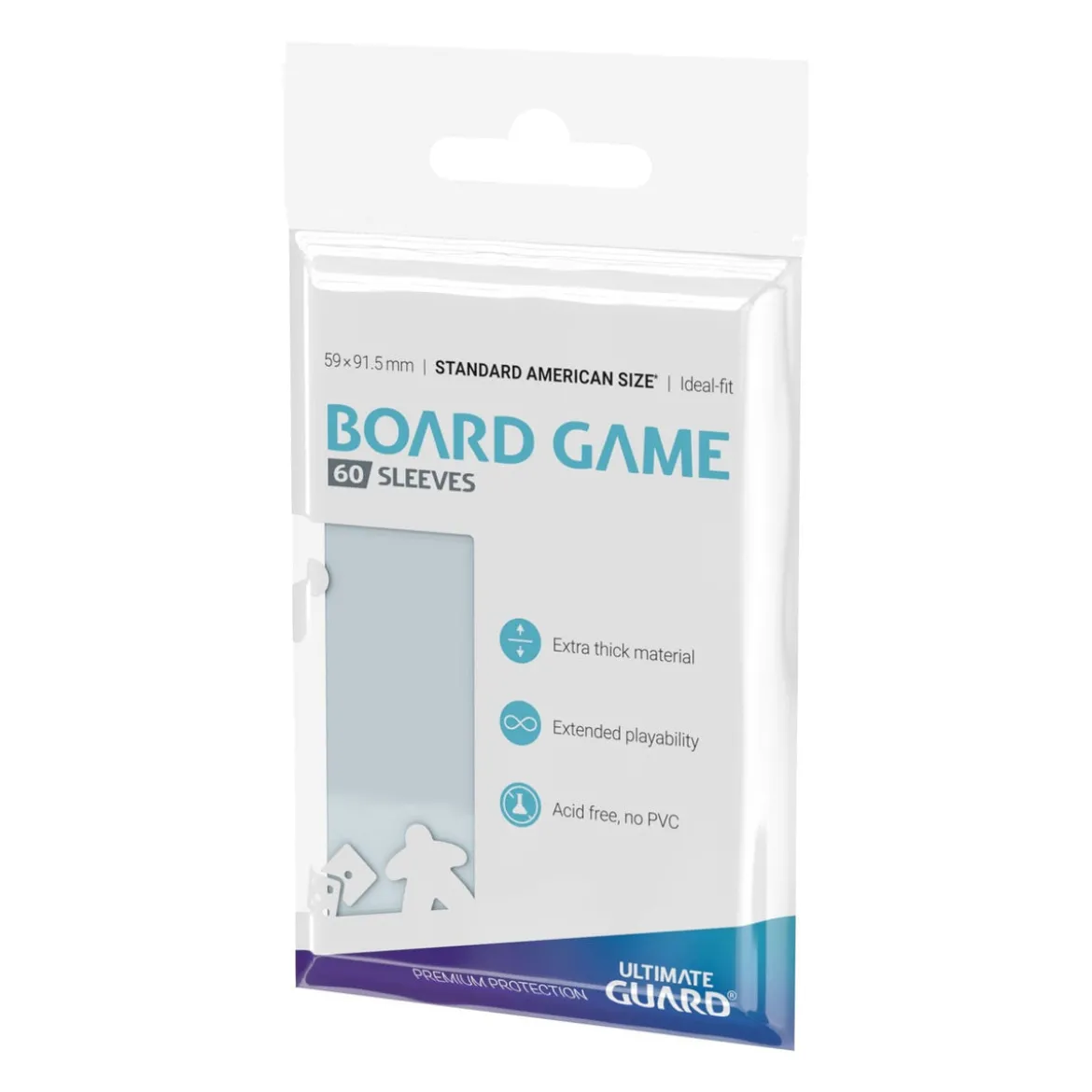 Ultimate Guard Board Game Sleeves (60) - Standard American