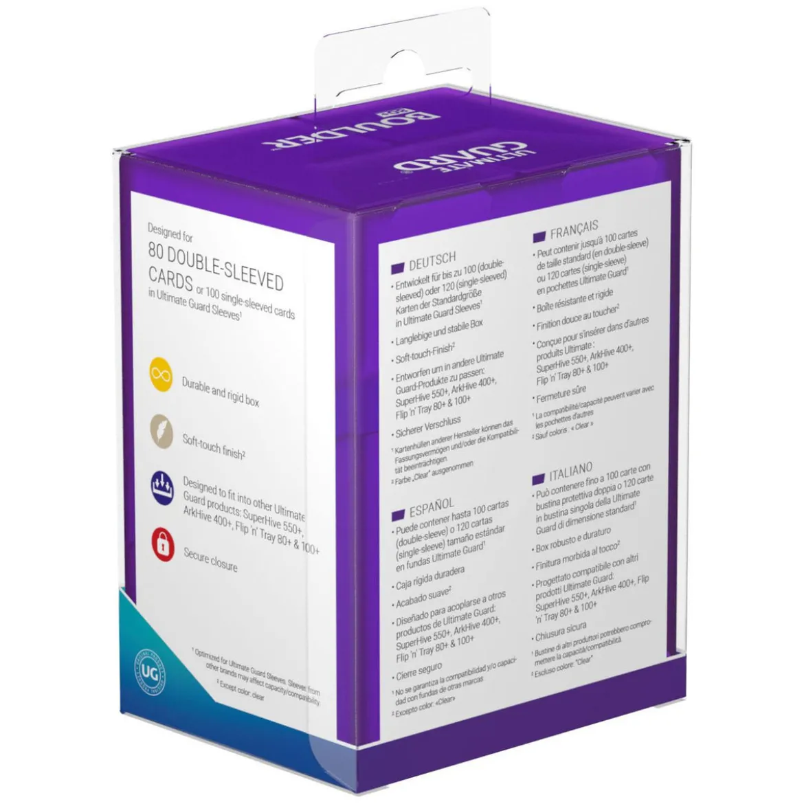 Ultimate Guard Boulder 80+ - Amethyst