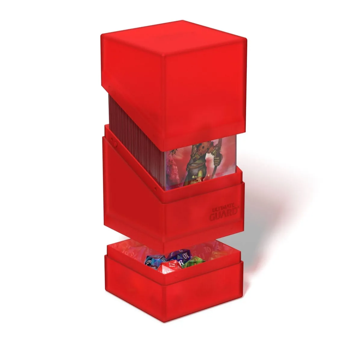 Ultimate Guard Boulder'n'Tray 100+ - Ruby