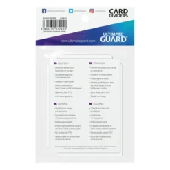 Ultimate Guard Card Dividers Standard Size (10) - White