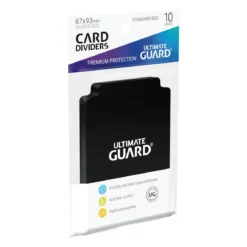 Ultimate Guard Card Dividers Standard Size (10) - Black