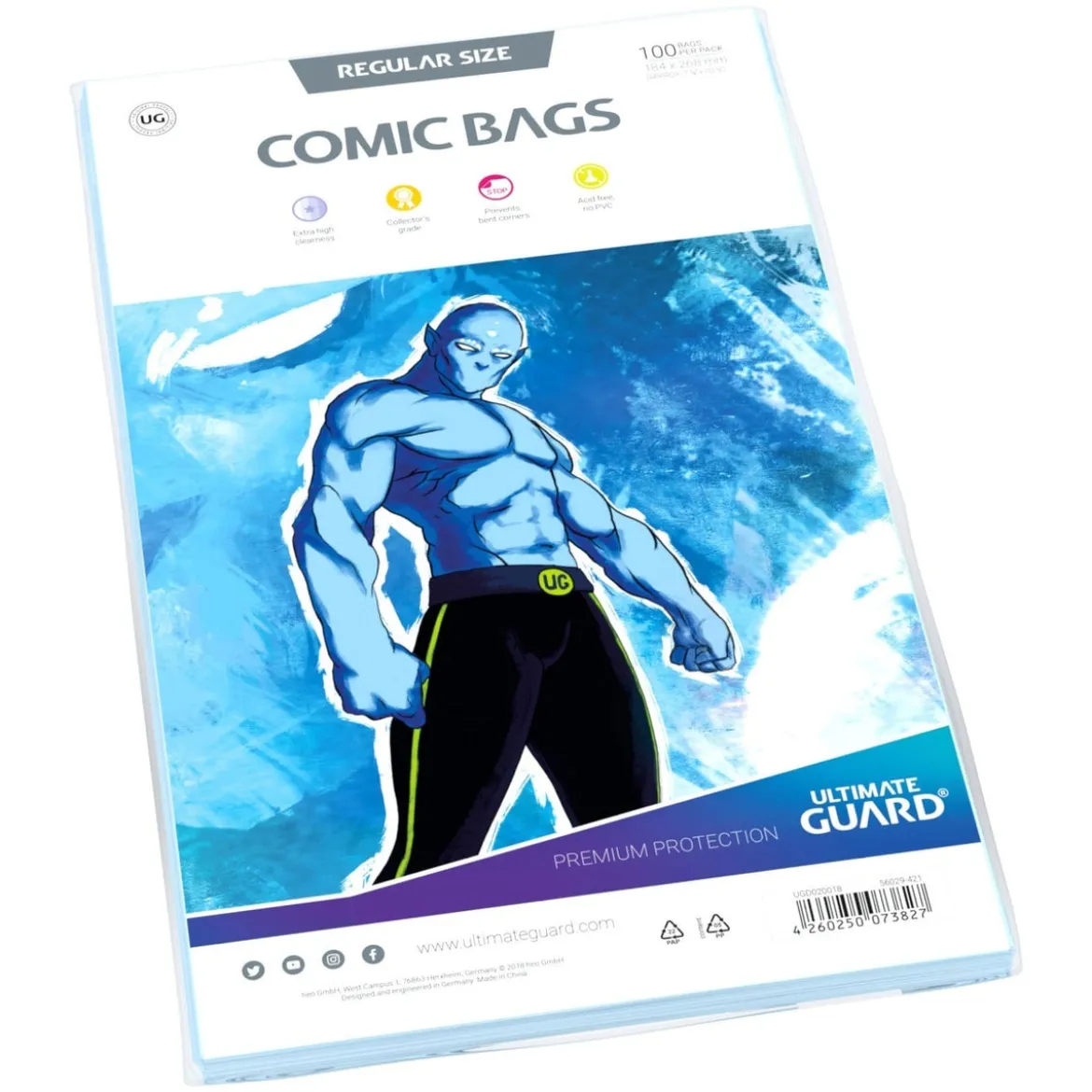 Ultimate Guard Comic Bags Standard (100) - Regular Size