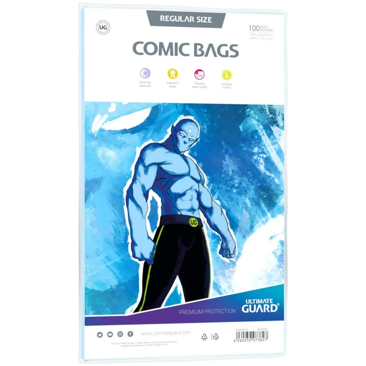Ultimate Guard Comic Bags Standard (100) - Regular Size