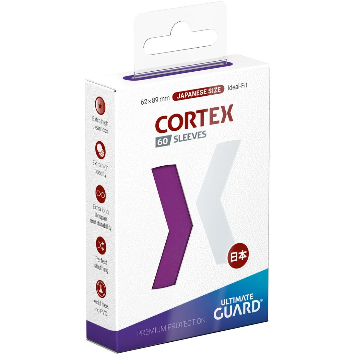 Ultimate Guard Cortex Sleeves Japanese Size (60) - Purple