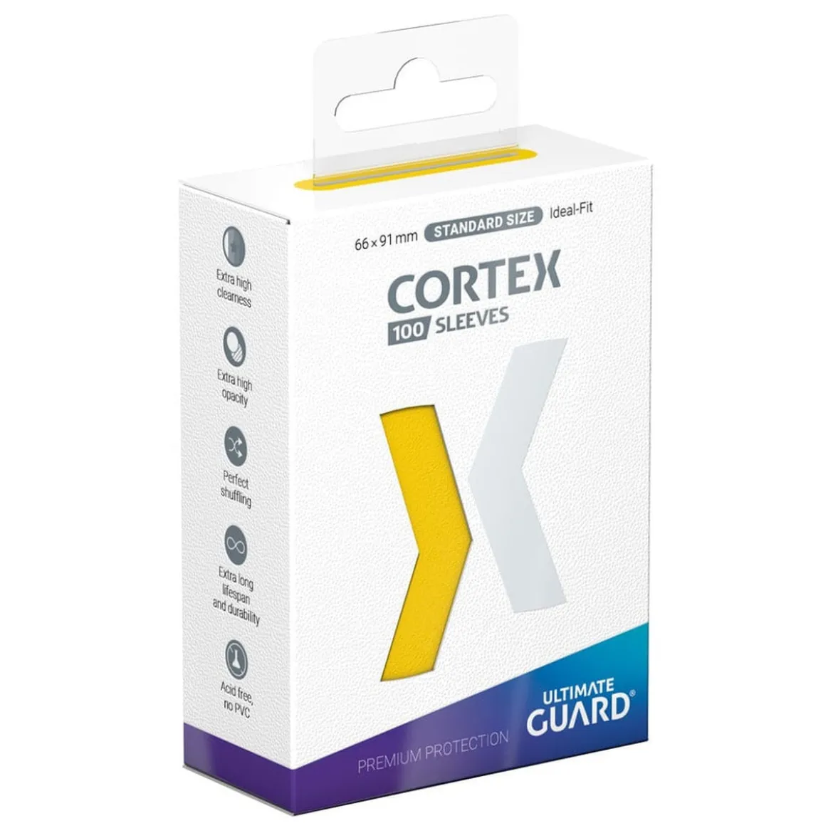 Ultimate Guard Cortex Sleeves Standard Size (100) - Yellow