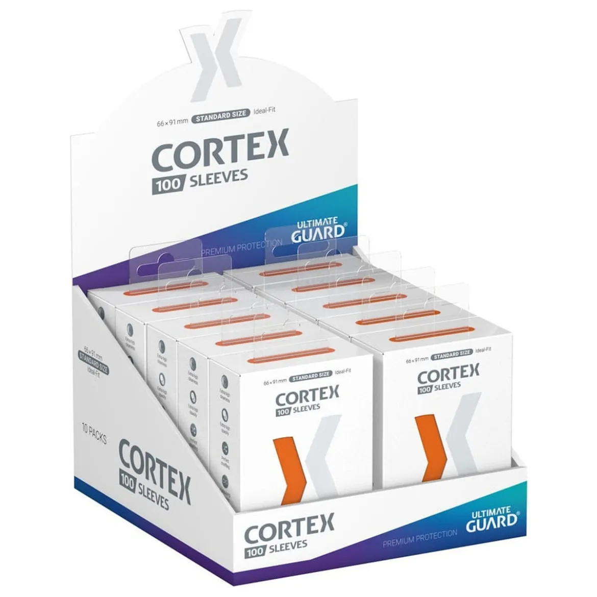 Ultimate Guard Cortex Sleeves Standard Size (100) - Orange
