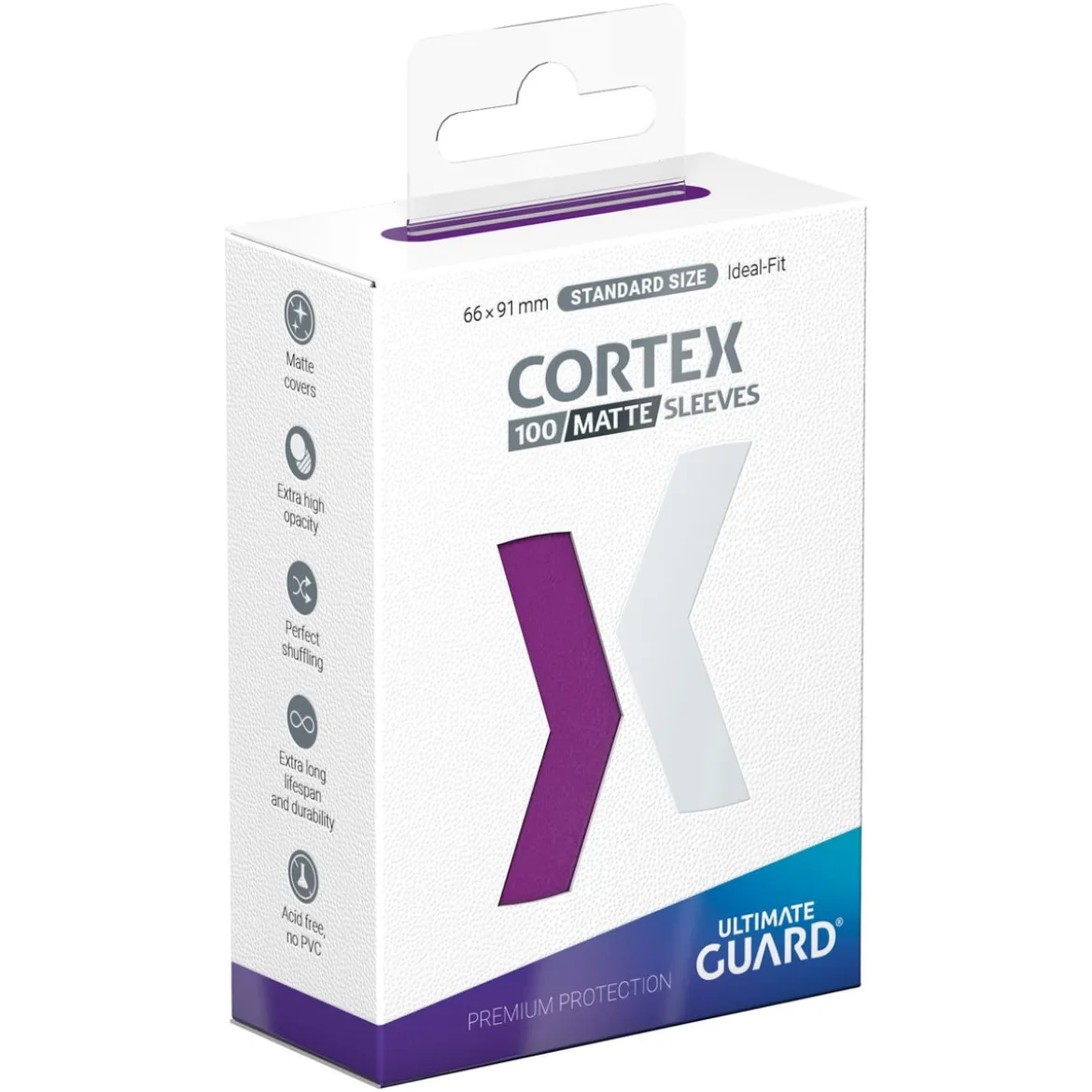 Ultimate Guard Cortex Sleeves Matte Standard Size (100) - Purple