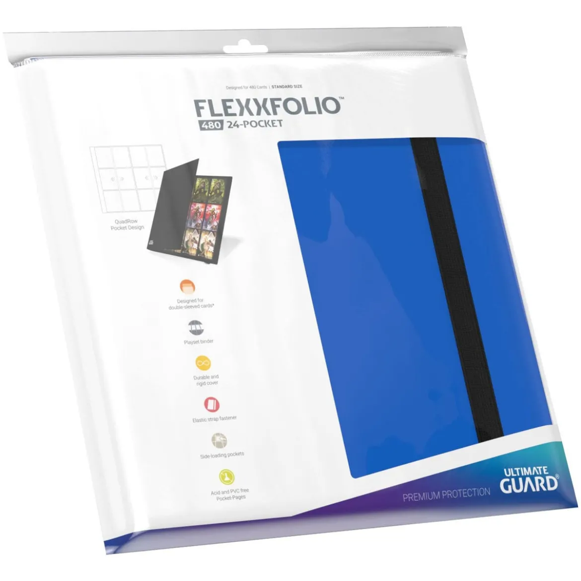 Ultimate Guard Flexxfolio 480 24-Pocket - Blue