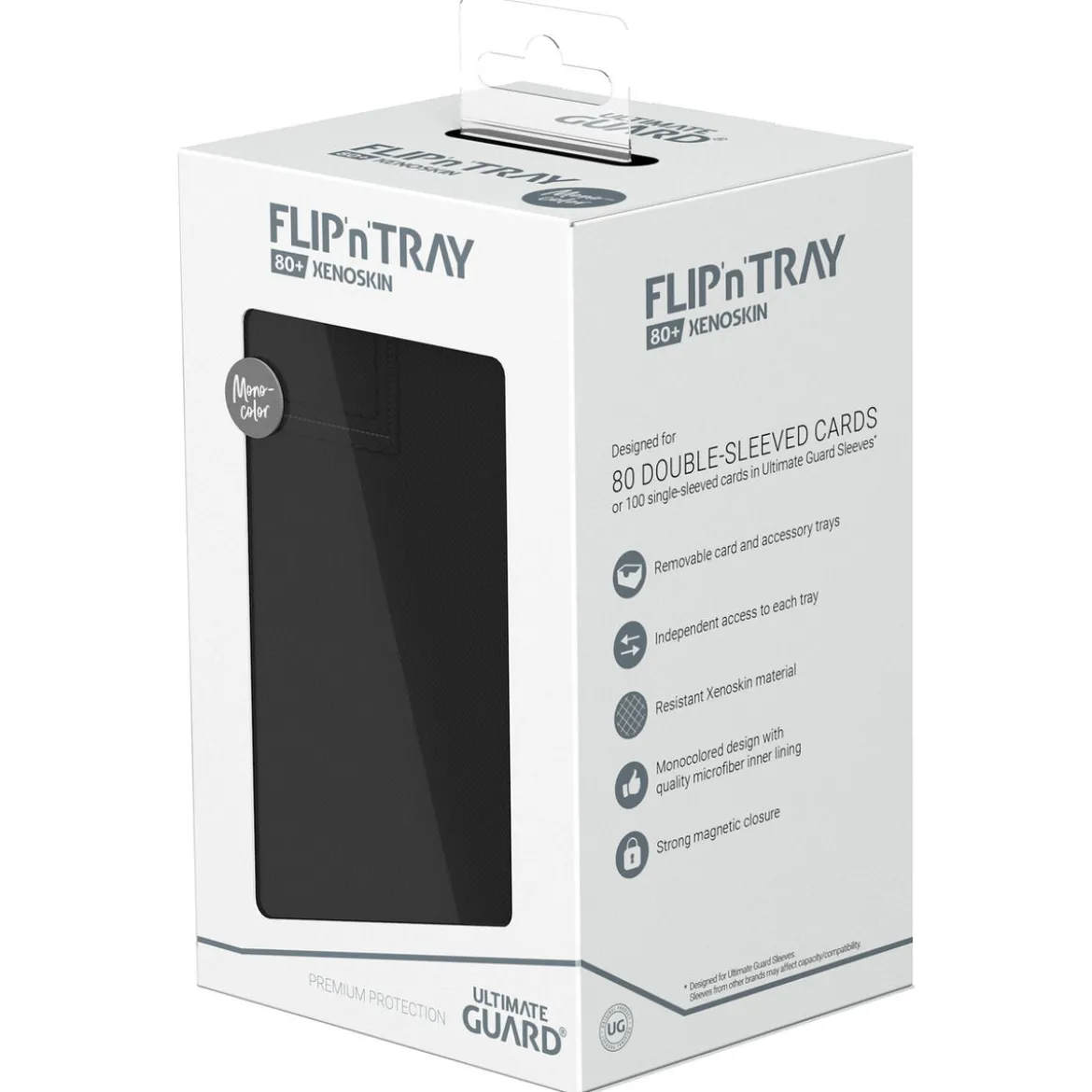 Ultimate Guard Flip'n'Tray 80+ Xenoskin - Black
