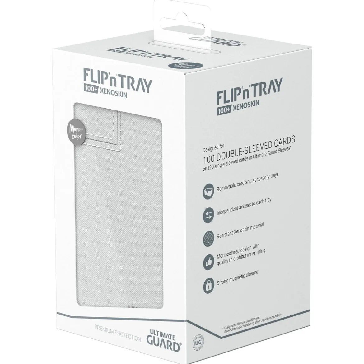 Ultimate Guard Flip'n'Tray 100+ Xenoskin - White