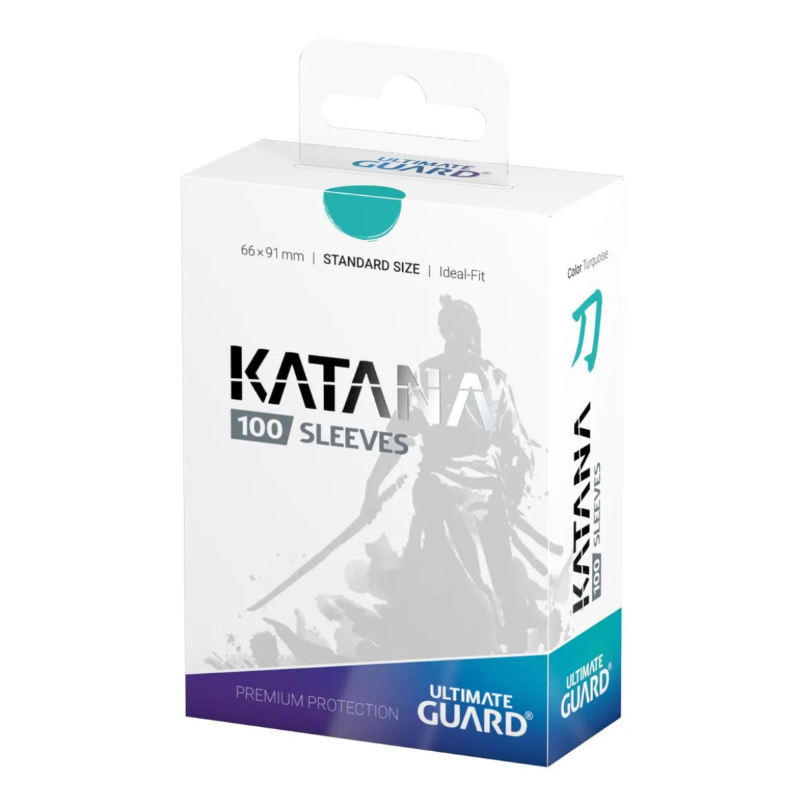Ultimate Guard Katana Sleeves Standard Size (100) - Turquoise