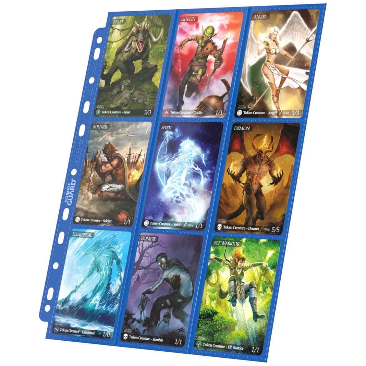 Ultimate Guard 18-Pocket Pages Side-Loading (10) - Blue