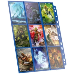Ultimate Guard 18-Pocket Pages Side-Loading (10) - Blue