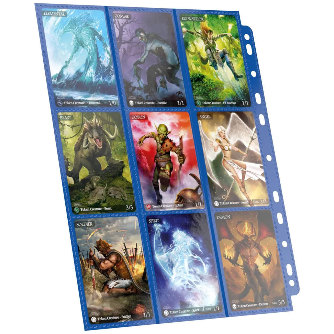 Ultimate Guard 18-Pocket Pages Side-Loading (10) - Blue
