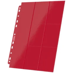 Ultimate Guard 18-Pocket Pages Side-Loading (10) - Red