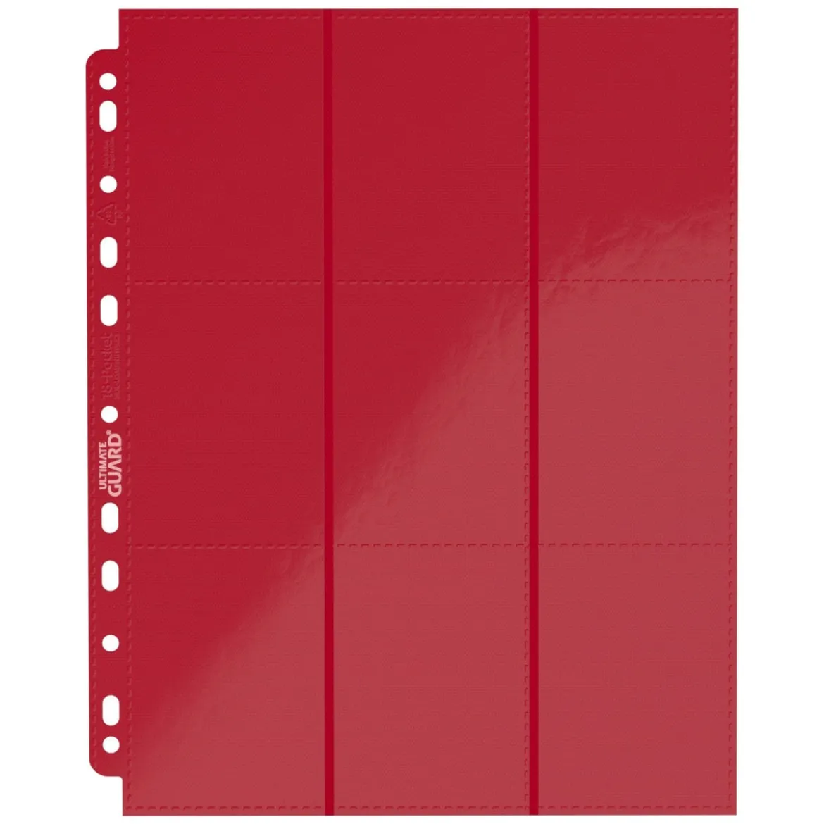 Ultimate Guard 18-Pocket Pages Side-Loading (10) - Red