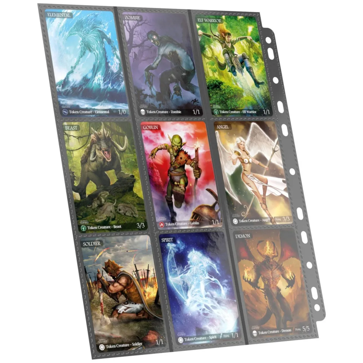 Ultimate Guard 18-Pocket Pages Side-Loading (10) - Grey