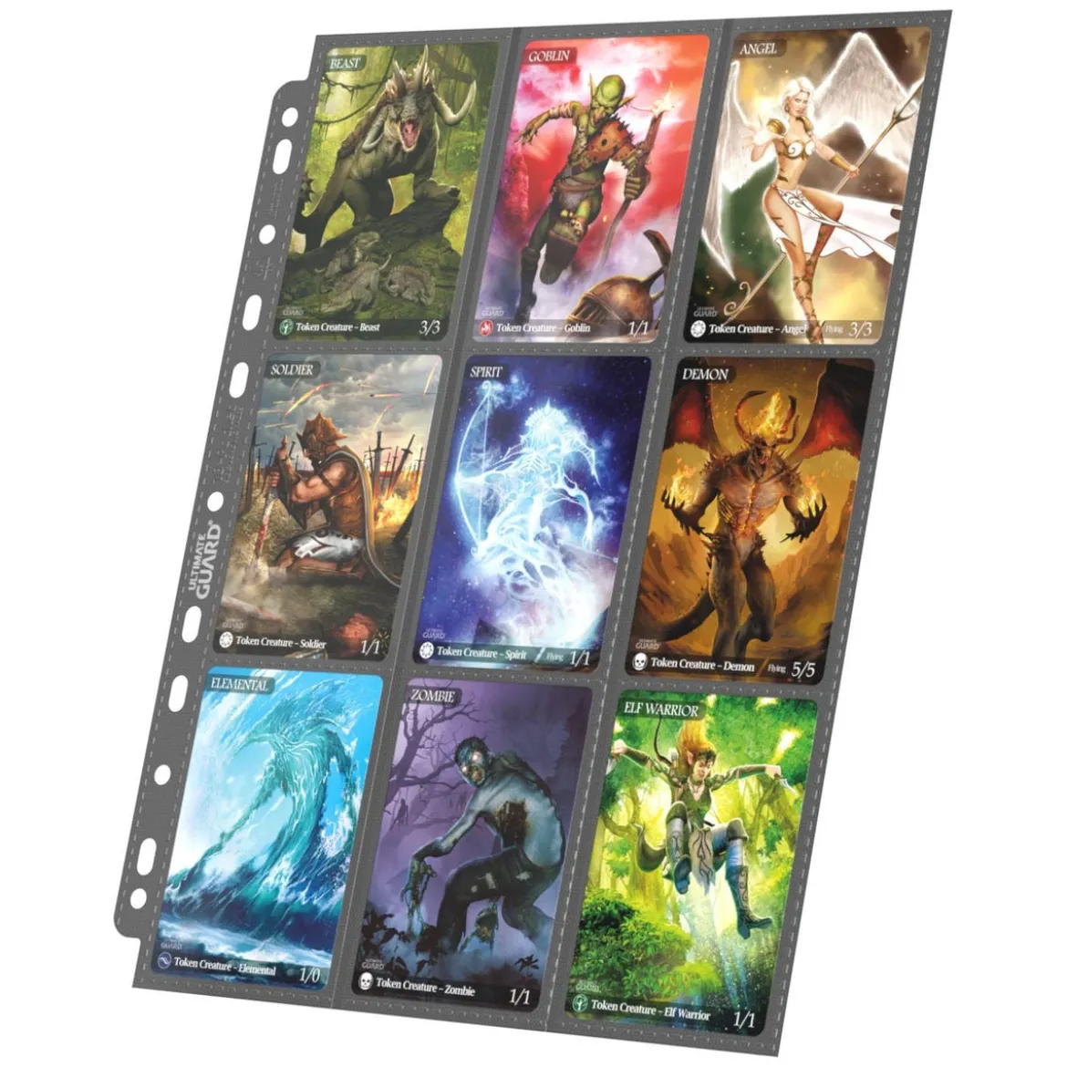 Ultimate Guard 18-Pocket Pages Side-Loading (10) - Grey