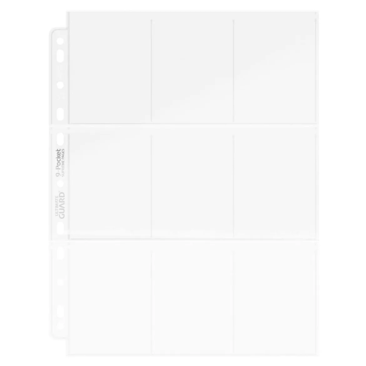 Ultimate Guard 9-Pocket Pages Top-Loading (100) - Transparent